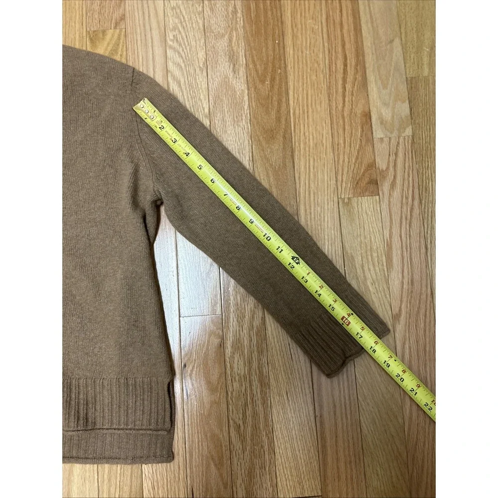 Jenni Kayne‎ Woman's Brown Wool Blend Crewneck Sweater - Size 1X